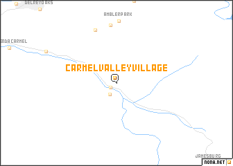 map of Carmel Valley Village