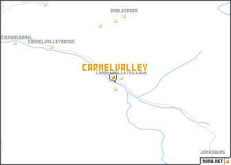 map of Carmel Valley