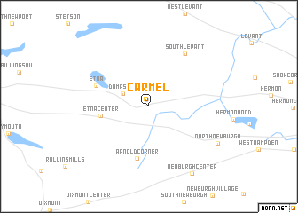 map of Carmel