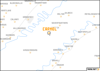 map of Carmel