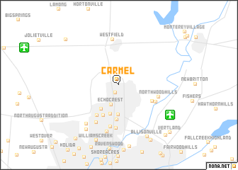 map of Carmel