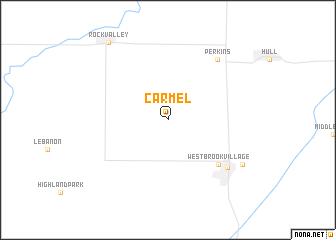 map of Carmel