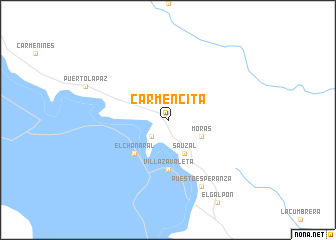 map of Carmencita