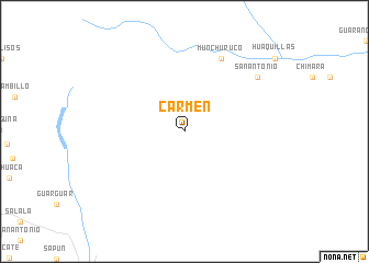 map of Carmen