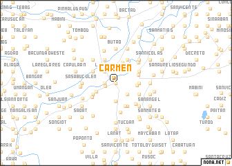 map of Carmen