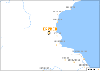 map of Carmen