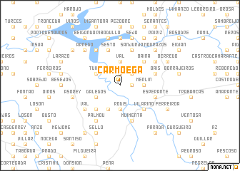 map of Carmoega