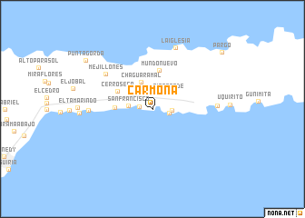 map of Carmona
