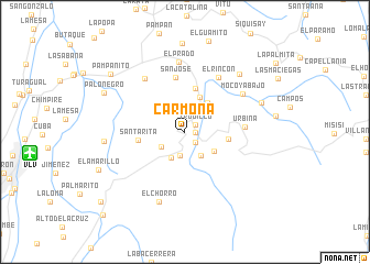 map of Carmona