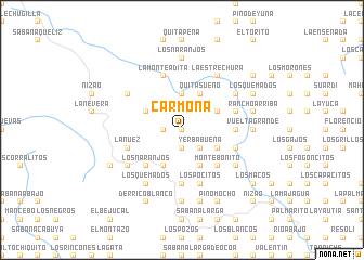 map of Carmona