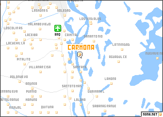 map of Carmona