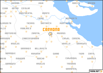 map of Carmona