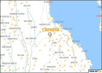 map of Carmona