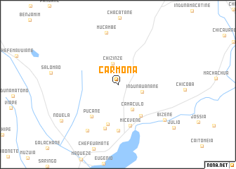 map of Carmona