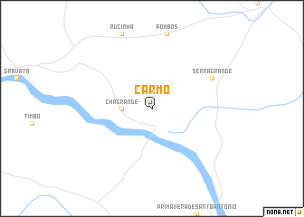 map of Carmo