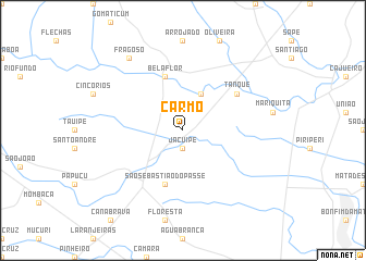 map of Carmo