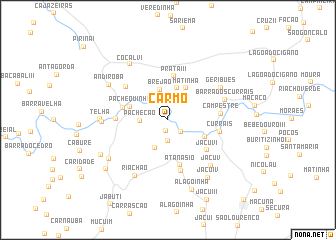 map of Carmo