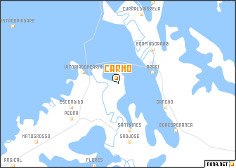 map of Carmo