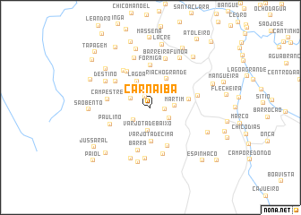 map of Carnaíba