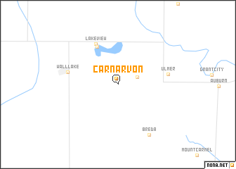 map of Carnarvon