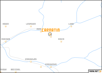 map of Carnatin