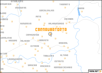 map of Carnaúba Torta