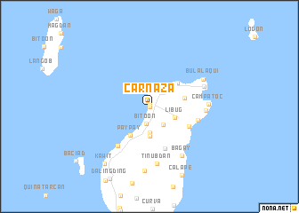 map of Carnaza