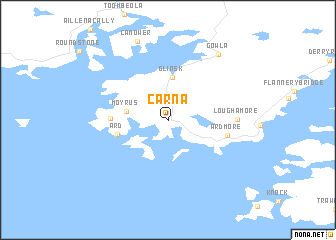 map of Carna