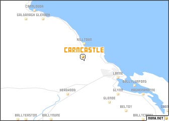map of Carncastle