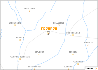 map of Carnero