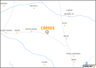 map of Carnes