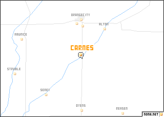 map of Carnes