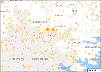 map of Carney