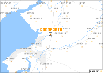 map of Carnforth