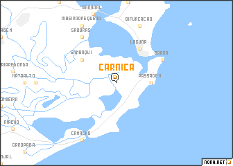 map of Carniça