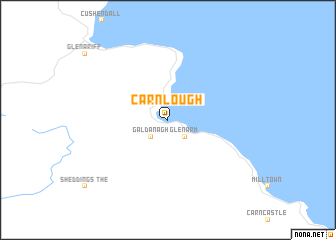 map of Carnlough