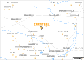 map of Carnteel