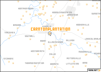 map of Carnton Plantation