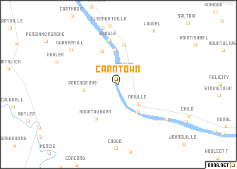 map of Carntown