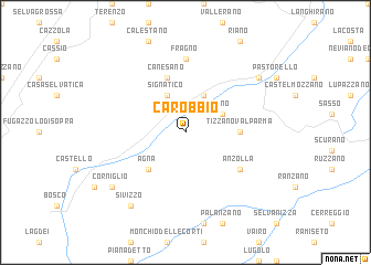 map of Carobbio