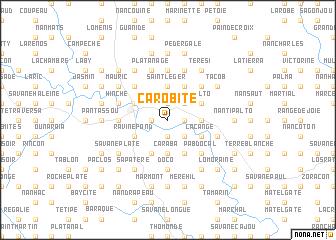 map of Carobite