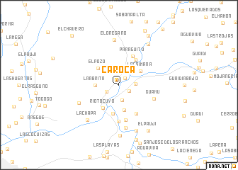 map of Caroca