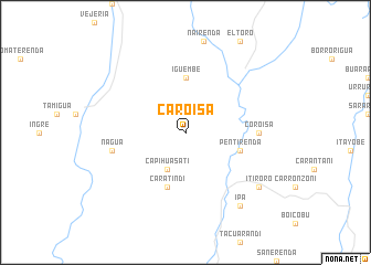 map of Caroisa