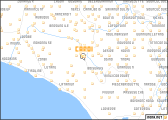 map of Ca Roi