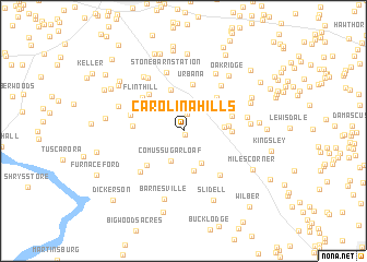 map of Carolina Hills