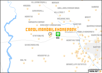 map of Carolina Mobile Home Park