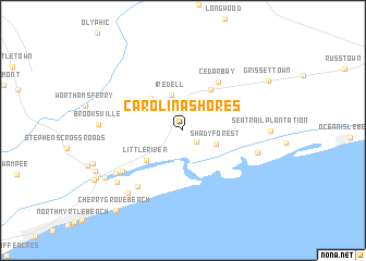 map of Carolina Shores