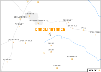 map of Carolina Trace