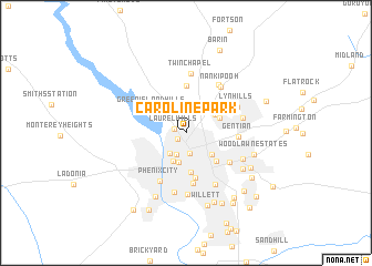 map of Caroline Park