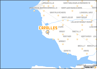 map of Carolles